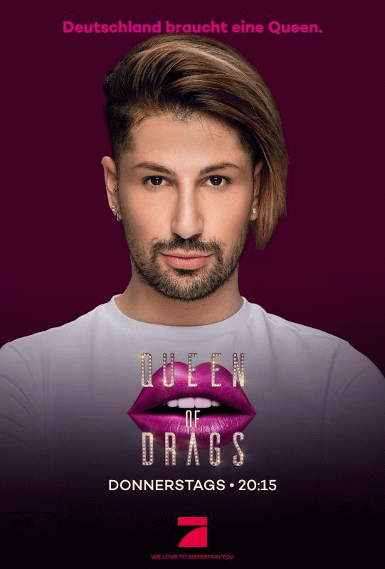 Image campaign for Prosieben TV format „QUEEN OF DRAGS“ Maya Claussen